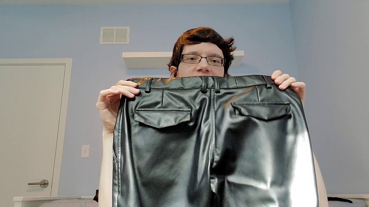 Shilin Fashion Men's Faux Leather Nightclub Slim Fit Pencil Trousers Casual Skinny Pants Review