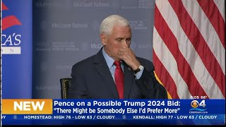 Pence: "There Might Be Somebody Else I'd Prefer More" Than Trump In 2024