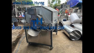 Máy rang Đậu Phộng ( rang Lạc) 100 kg/mẻ dùng điện và gas hoặc than củi. Máy rang hạt đa năng