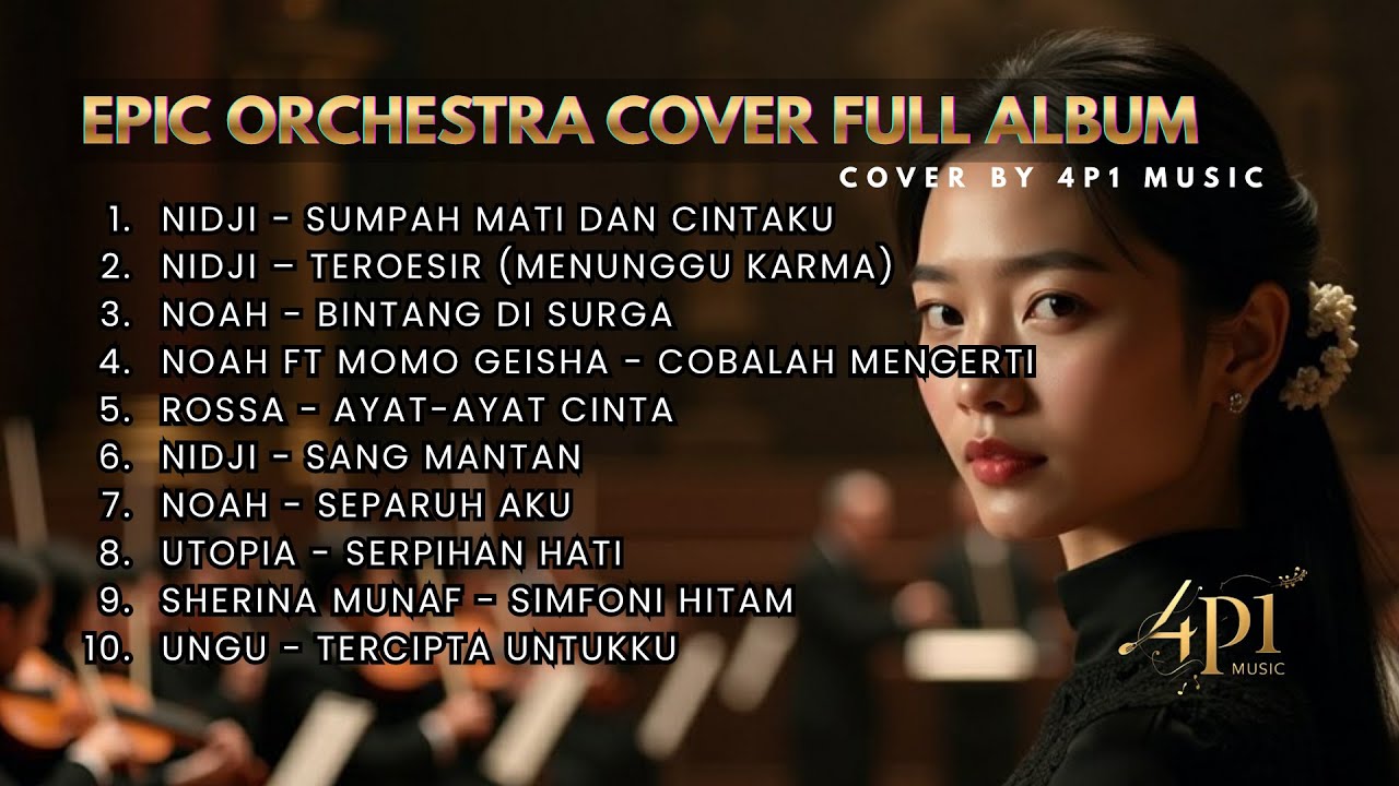 KUMPULAN LAGU INDONESIA VERSI ORCHESTRA SIMFONI | Cover by 4P1 MUSIC Vol - 2