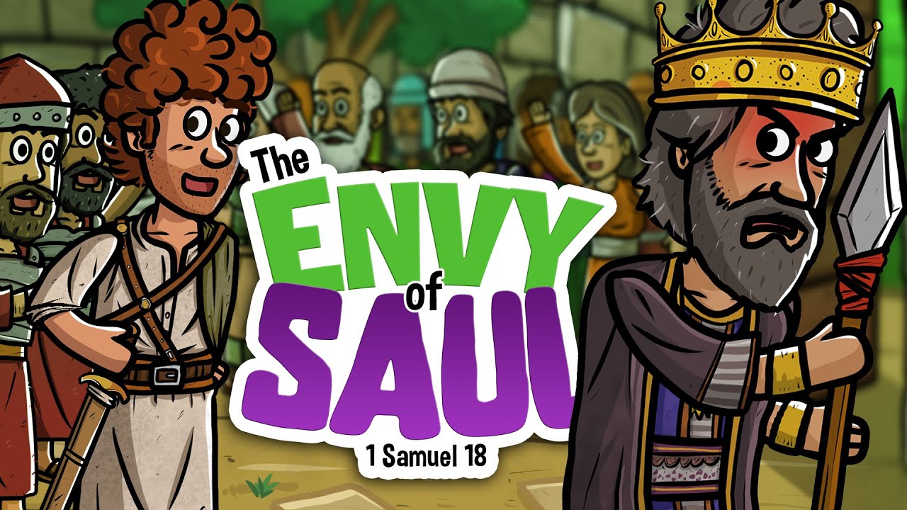 The Envy of Saul 😒| Covenant of Jonathan and David 🤝 | Animated Bible Story | My First Bible | 58