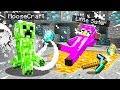 I DISGUISED as a CREEPER MOB to PRANK my LITTLE SISTER in Minecraft!