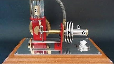 Stirling engine working animation #shorts