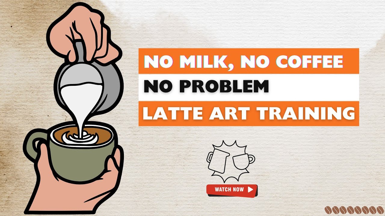 Latte Art Skills Practice Without Milk And Coffee Youtube 
