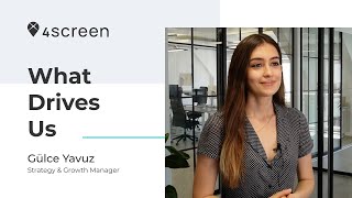 4questions with 4screen w/ Strategy &amp; Growth Manager Gülce Yavuz