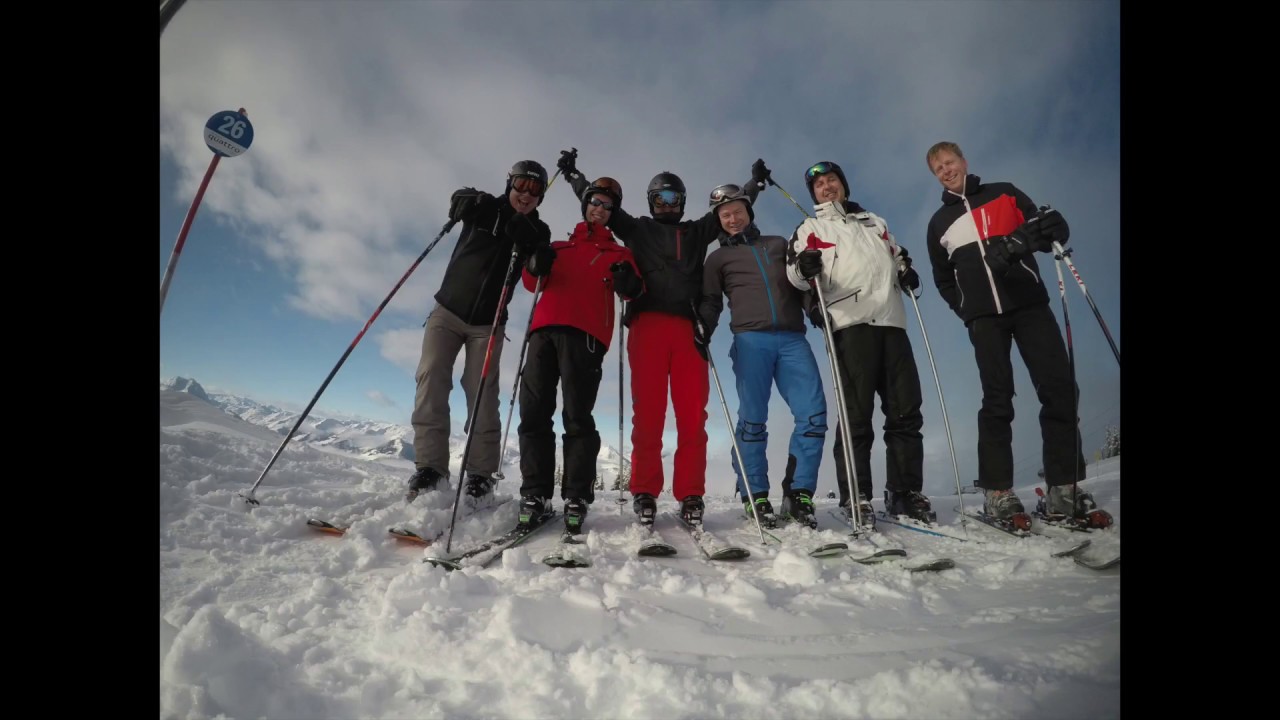 Skiing in Kirchberg 2017 YouTube