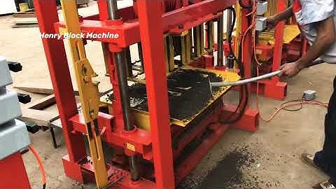 QT4-40 concrete manual block machine is ready for shipping after test 400*200*200 hollow blocks