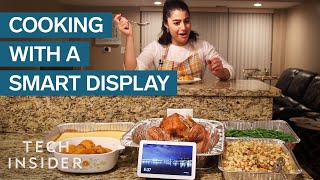 Cooking An Entire Thanksgiving Dinner Using Google Home Hub