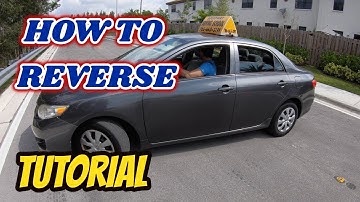 HOW TO REVERSE A CAR/DRIVING TUTORIAL/ automatic car driving