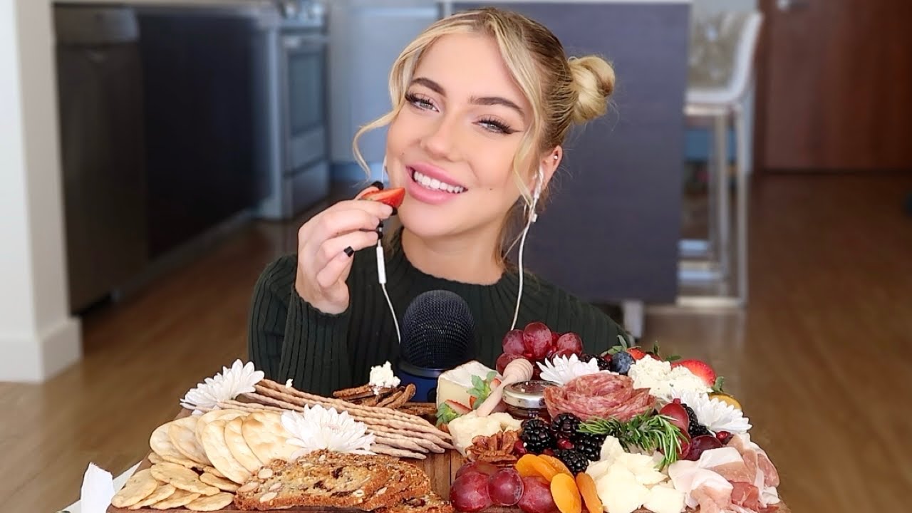 ASMR CHARCUTERIE BOARD MUKBANG!