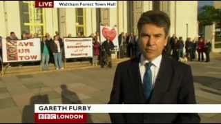 Coverage of SOS protest - BBC News 08.05.12.
Coverage of SOS protest - BBC News 08.05.12. Coverage of SOS protest - BBC News 08.05.12.