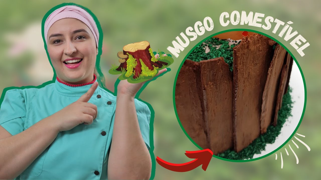 MUSGO COMESTÍVEL | Faça um musgo realista para decorar bolos