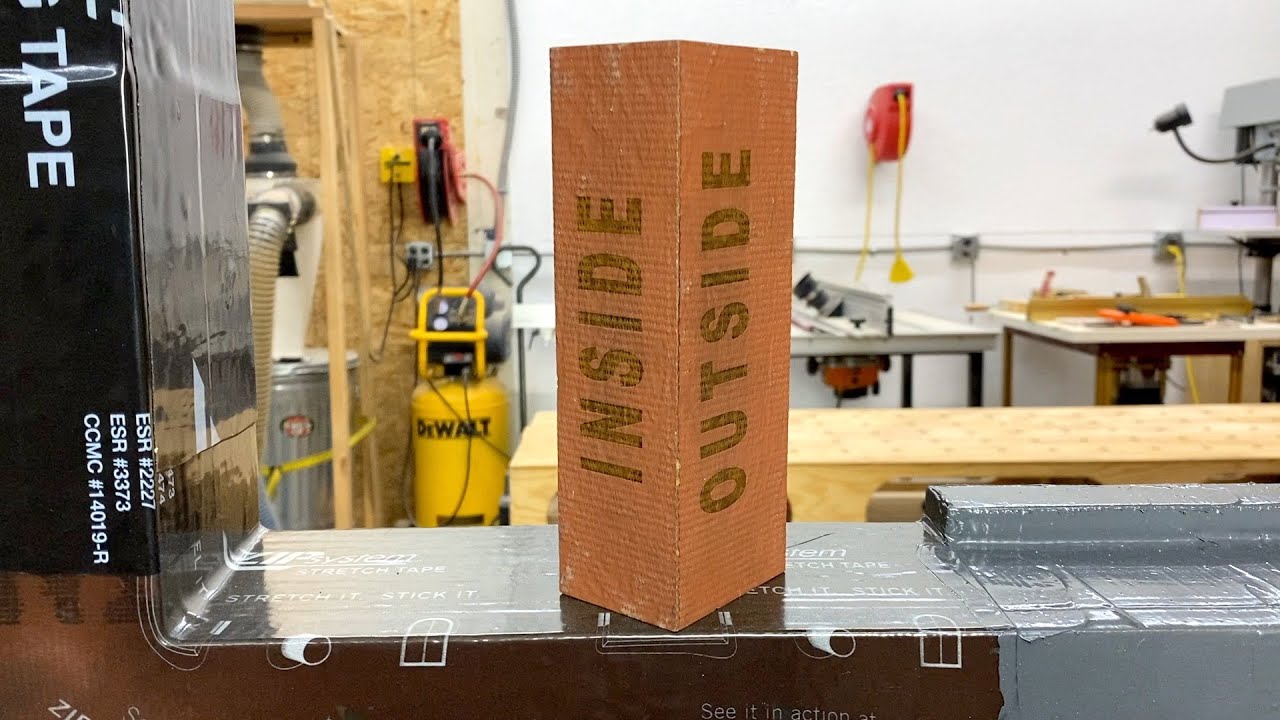 How to install Zip Flashing Tape in a Corner YouTube