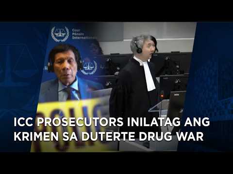 ICC prosecutors inilatag ang krimen sa Duterte drug war