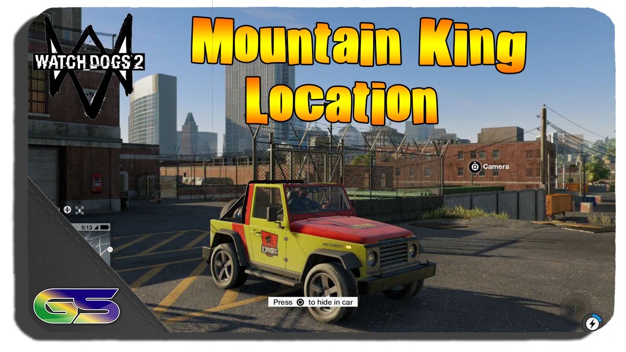 Watch Dogs 2 - Mountain King Unique Vehicle Location - YouTube