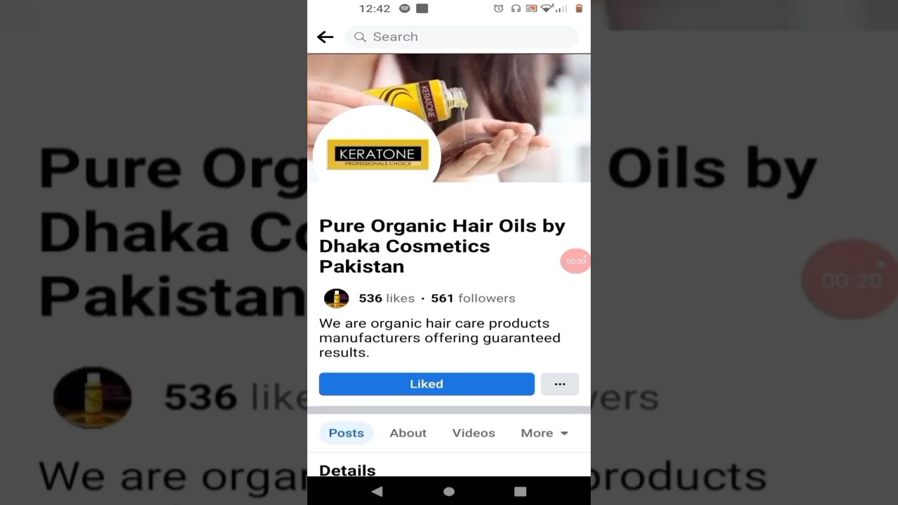 Steps to order online at Facebook of Keratone hair oils #organichaircare #hairtreatment