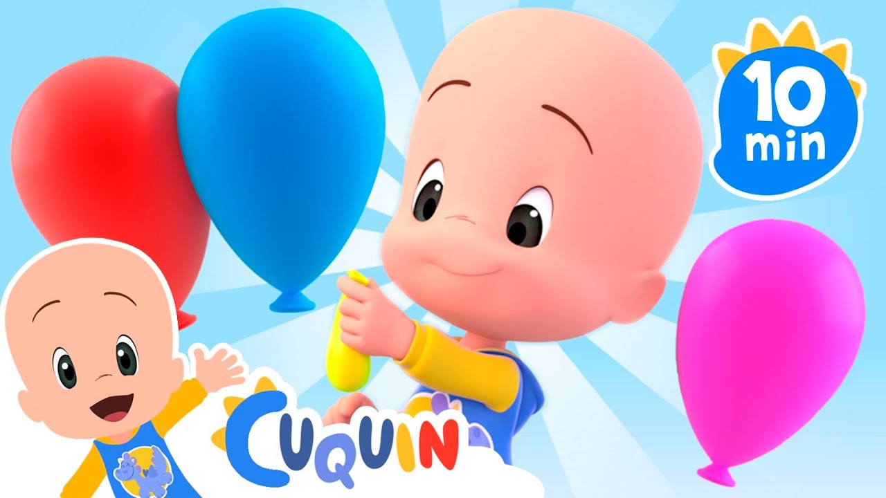 Cuquin’s Colorfull Balloons | Baby Shark Balloons | Toddlers | Learning ...