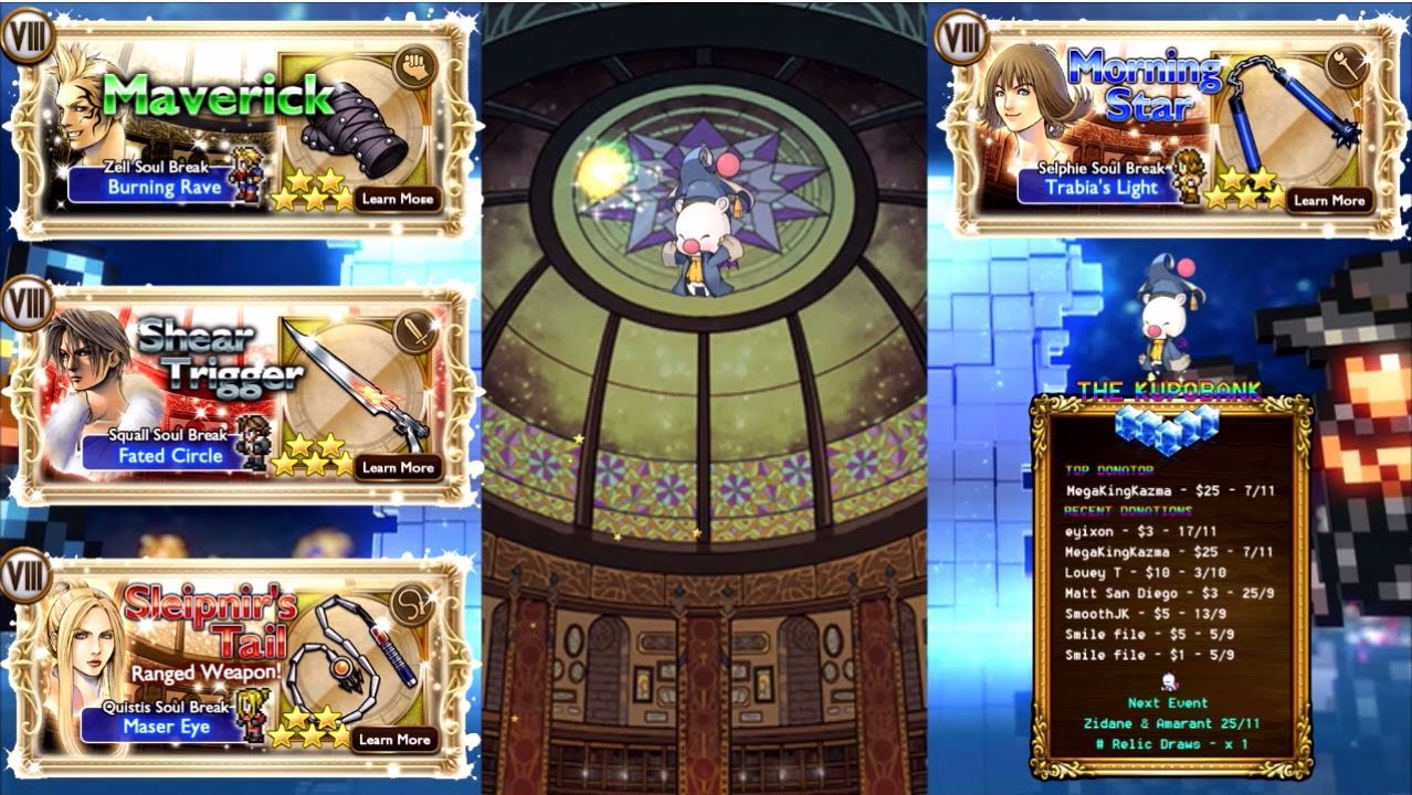 [FFRK] Zell Maverick FFVIII Event Rare Relic Draw | Final Fantasy Record Keeper