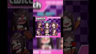 I will create emotes, badges, subbadges for twitch