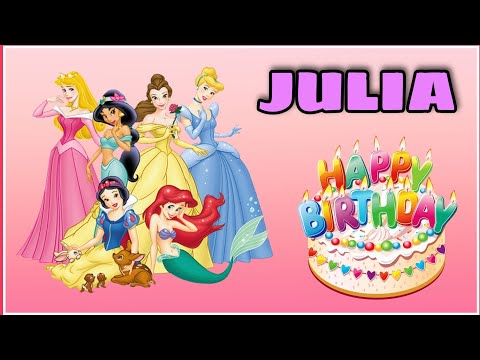 Video: Saludos de cumpleaños originales para Yulia