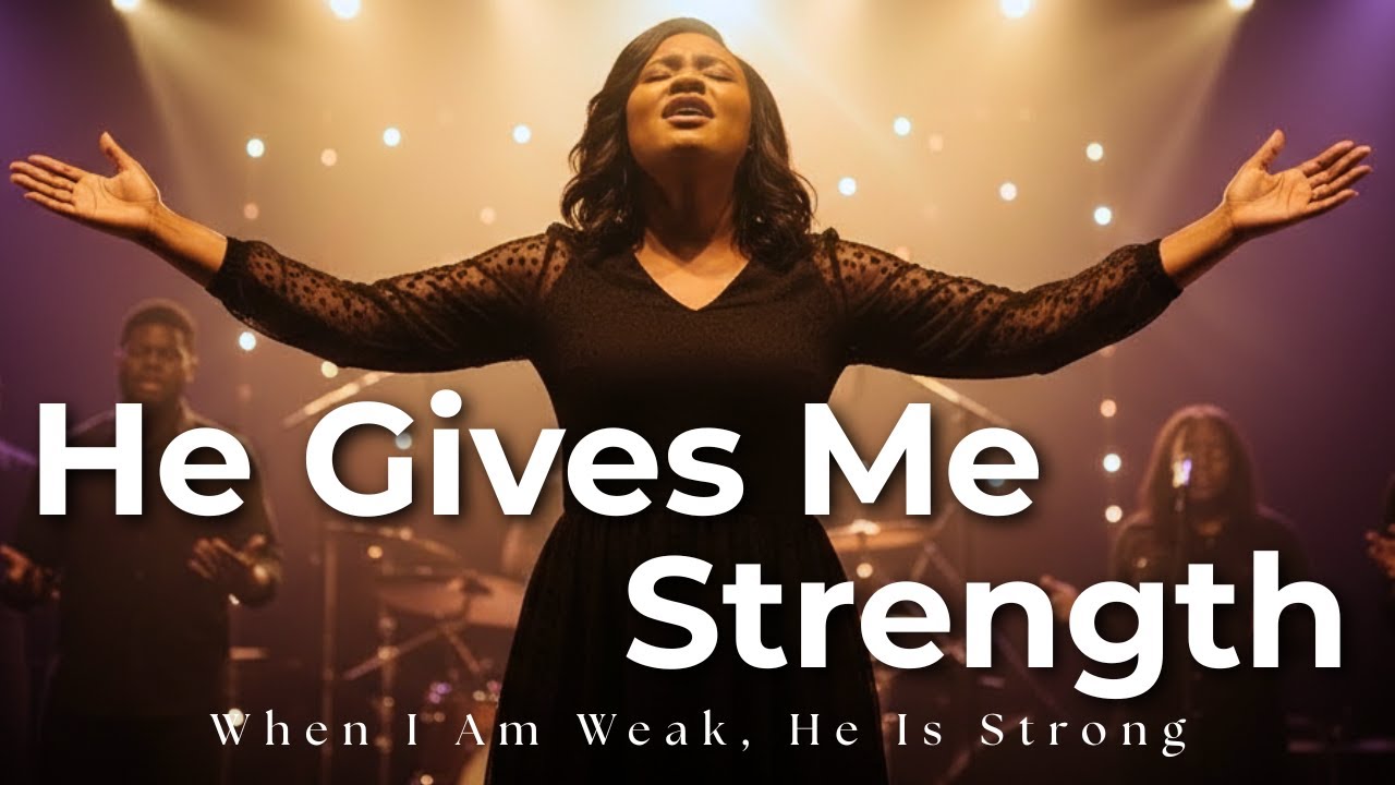 He Gives Me Strength | Worship Song for Renewal, Healing & God’s Power
