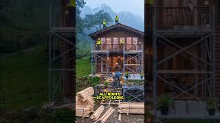 Abandoned Foggy Cabin → Dream Luxury Hill House #Restoration #Timelapse #CabinTransformation
