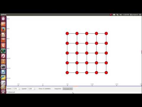 Python network simulator