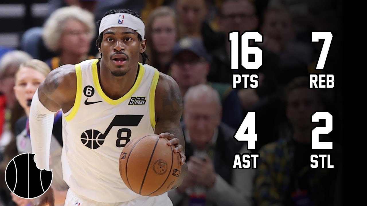 Jarred Vanderbilt Highlights | Jazz vs. Trail Blazers | 3rd Dec 2022