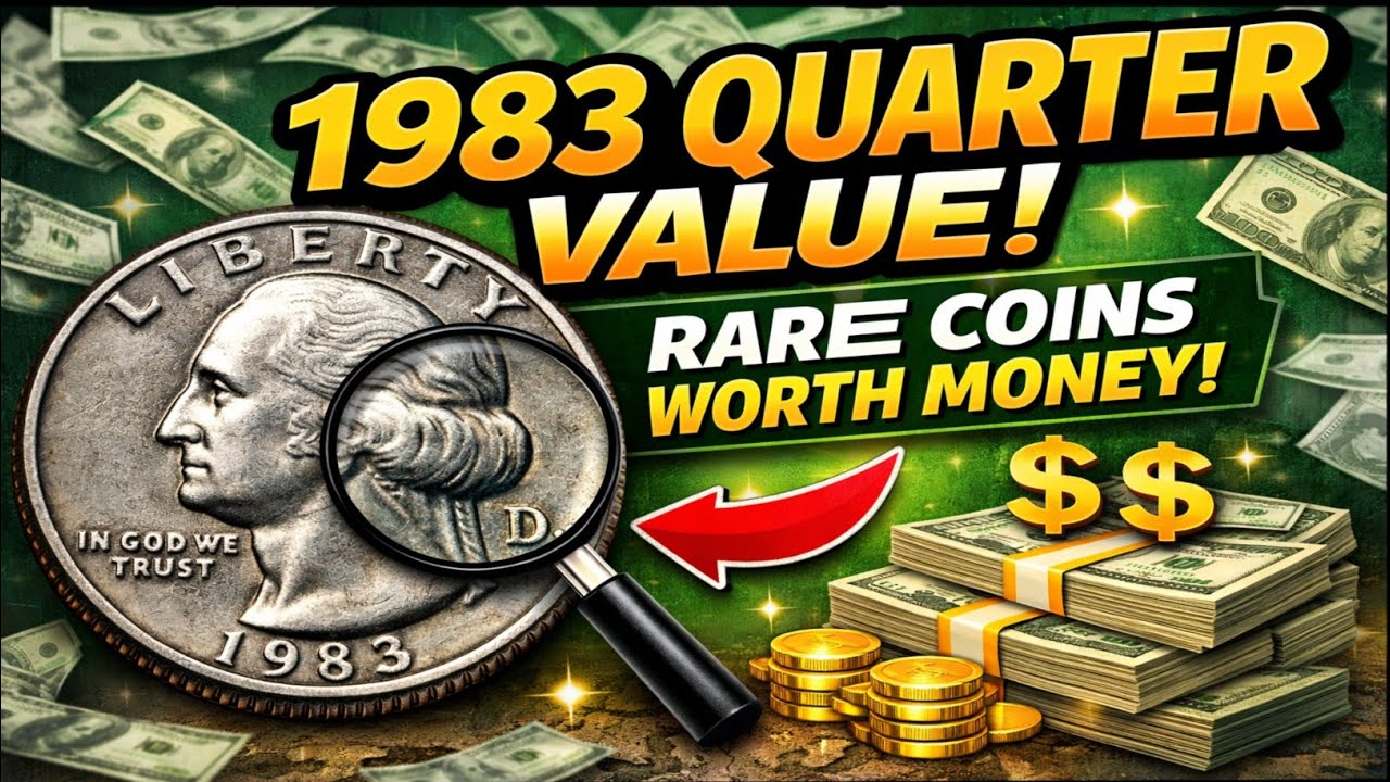 Is the 1983 Quarter Dollar Rare? 😲 | United States Coin Value Explained