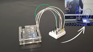 How to Control LED with Fingers 🤔| Gesture Controlled LED with Arduino