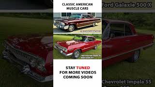 Classic American Muscle Cars The Golden Era#ClassicMuscle #AmericanCars #V8Power #CarLegends