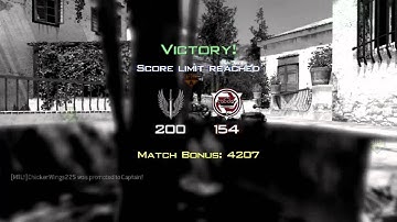 Game Winning Kill with a STINGER!  MW3 Gameplay
