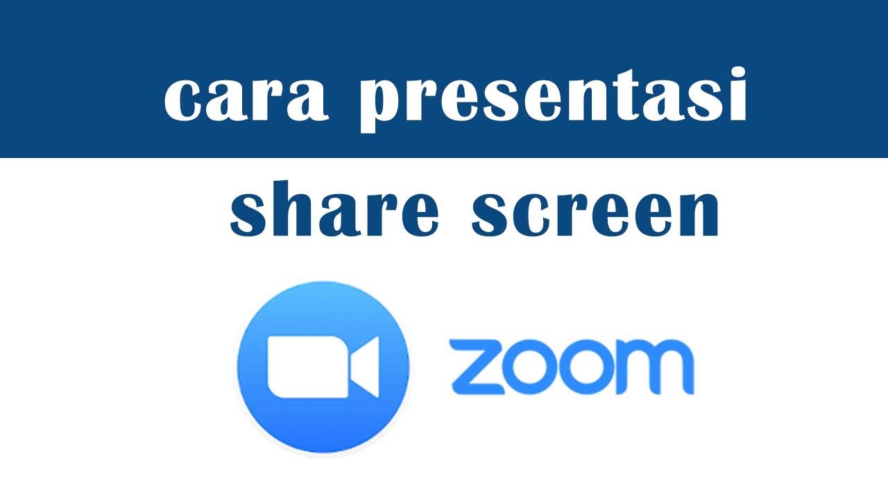 cara mudah presentasi dan share screen zoom - YouTube