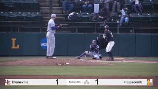 Baseball - Lipscomb vs Evansville