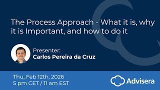 The Process Approach - What it is, why it is Important, and how to do it [live webinar]