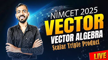 vector |scalar triple product  | Nimcet 2025 | Session - 8 | #jeemains #nimcetcoaching #trignometry