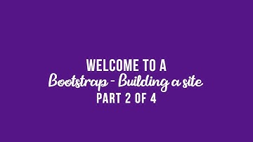 Bootstrap Tutorial -- Building a website from Photoshop -- Part 2 of 4 -- 02