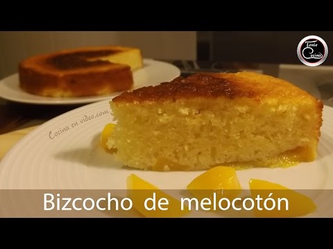 Video: Cómo Hornear Un Bizcocho Con Melocotones Enlatados