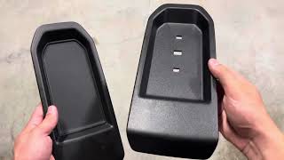 How to DIY Replace GMC Sierra / Chevy Silverado (2019–2026) Center Console Storage Lid Plastic cover