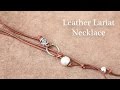 Easy DIY Lariat Necklace