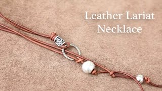 Easy DIY Lariat Necklace