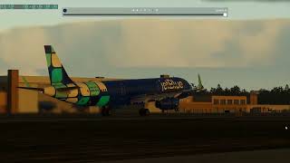 XP12 App into LGA RWY 22 Toliss A321 Mint Bird #toliss #airbussimulator #xp12 #a321 screenshot 5