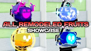 All Remodeled fruits + New animation - Showcase | Bloxfruits Update 20