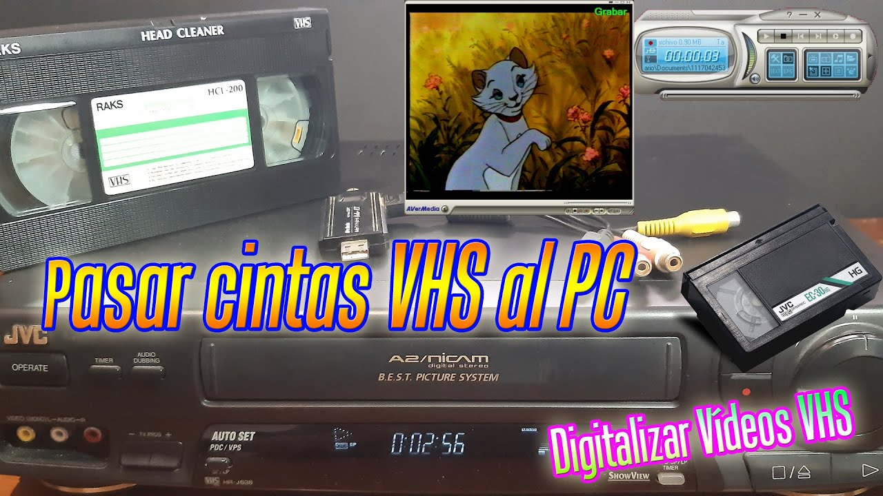 Como pasar VHS a DVD o PEN Digitalizar VHS 