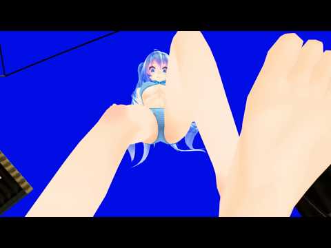 Giantess Miku Stomp (MMD)