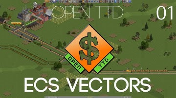 ECS Vector OpenTTD S1E1 (Backup Network, 3 Way Junction, Speed Build)