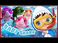 Baby Shark&#39;s Happy Family 🦈👨‍👩‍👧‍👦🎶 - baby song - Nursery Rhymes | Banana Cartoon