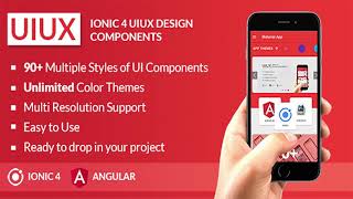 UIUX - IONIC 4 UI Design Components | Multipurpose Starter App | Codecanyon Scripts and Snippets screenshot 1