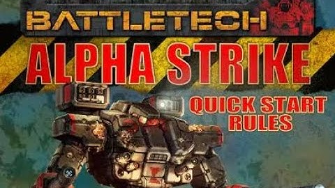 Papertech and Noble Feud Scenario - Battletech Alpha Strike Quick Start Rules
