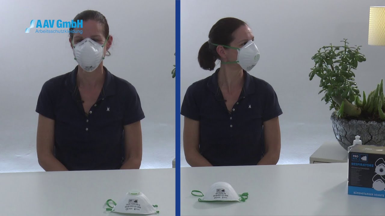Atemschutzmaske FFP2 NR mit und ohne Ventil